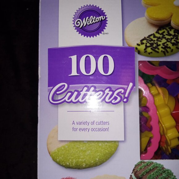Wilton 100-Piece Cookie Cutter Set – Alphabet, Animals, Holiday Shapes & More - Picture 3 of 3